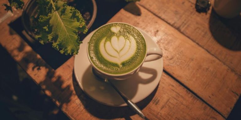 matcha - White Ceramic Cup Near Plant