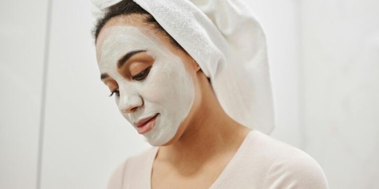 Natural skincare - A Woman with Clay Mask